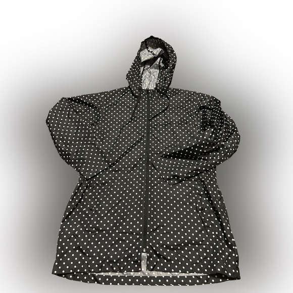 ShedRain Women’s Thin Polka Dot Packable Rain Poncho Jacket - Picture 1 of 3